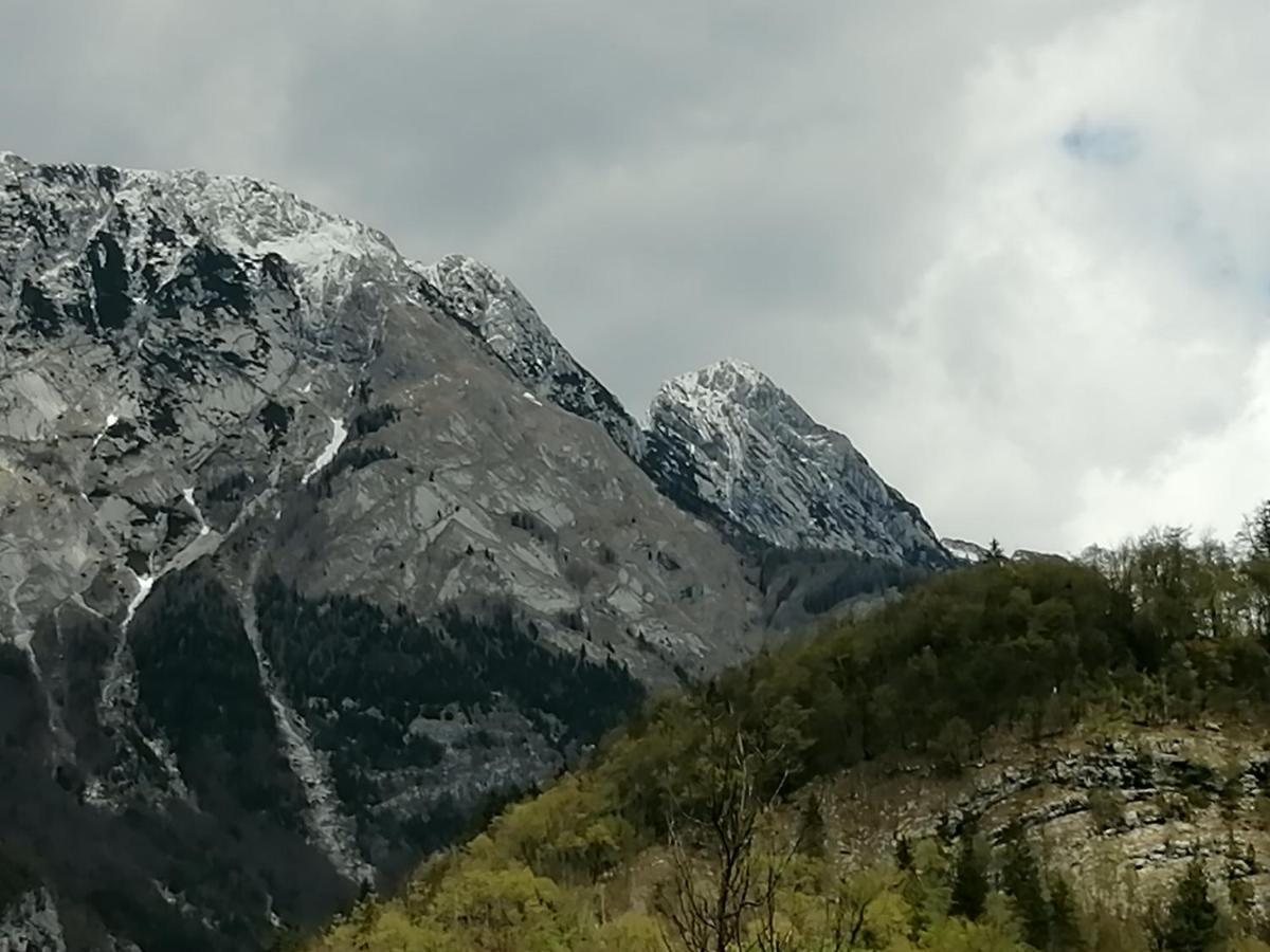 Pocitnisko Stanovanje Planja Soča Exterior foto